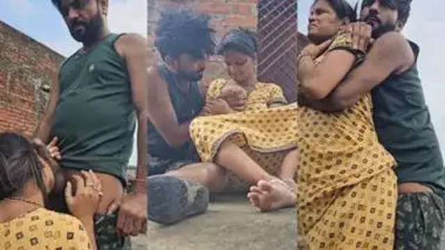 Lucknow Girl Chudai – In Open Tarace - Auntymaza.com