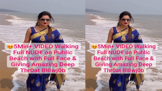 Beautiful Desi Model Latest Trending – Full Nude on Public Beach – Giving Amazing Deep Throat Blowjob - Auntymaza.com